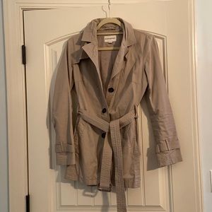 Banana Republic short trench coat - size small